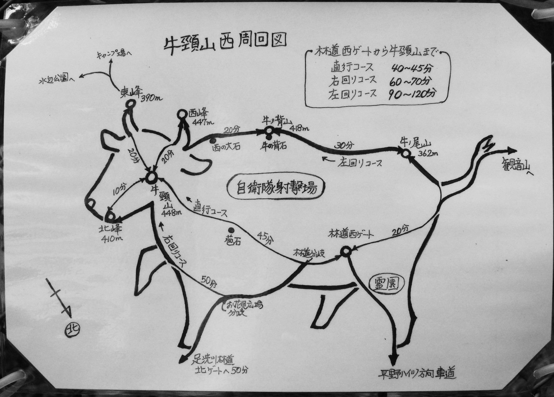 近くの低山ハイキング